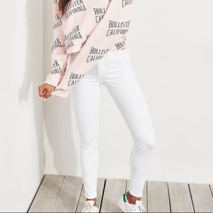 White High Waisted Jeggings